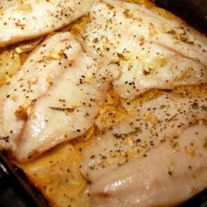 Бяла риба пане с картофена салата